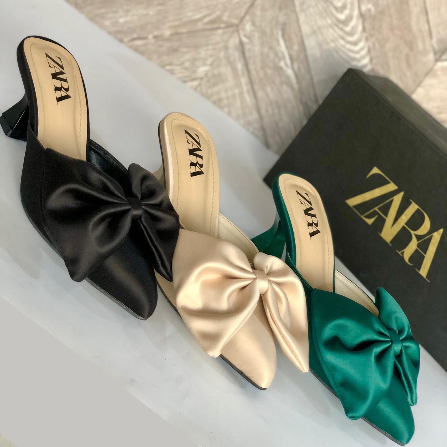 BIG BOW HEELS