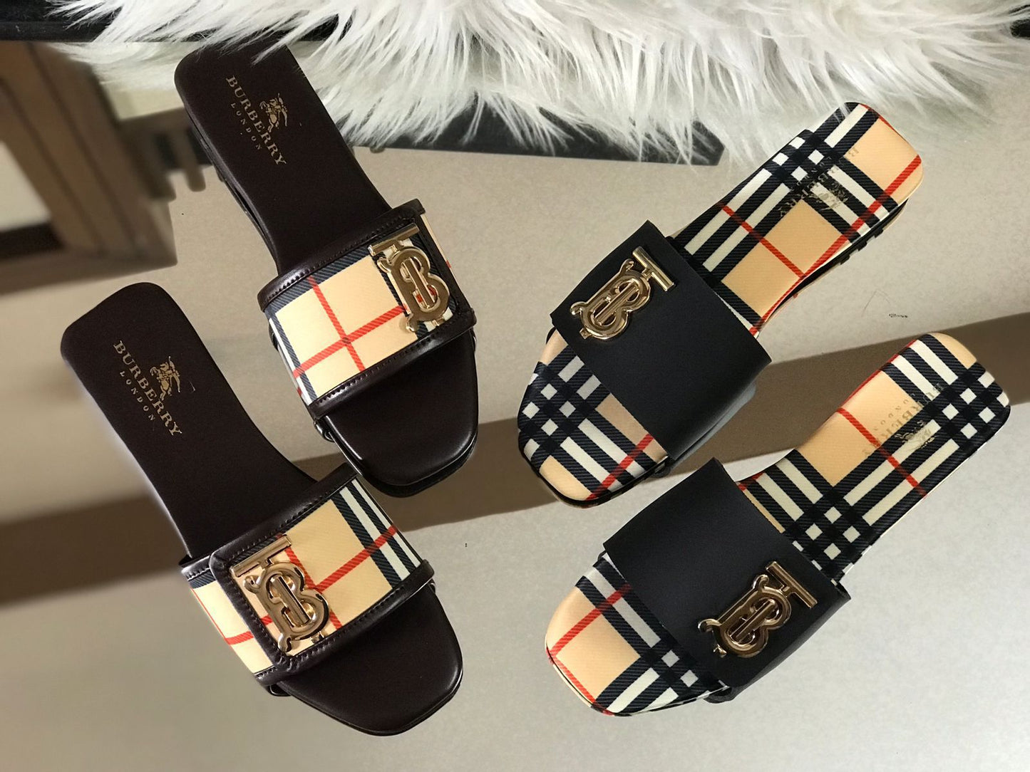 BURBERRY PATTERN FLATS